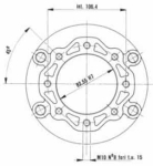 FLANGE KIT A IM2 B580 B600 SAE A PUMP FLANGE KIT A IM2 B580 B600 SAE A PUMP