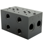 CETOP3 x4 ALUMINIUM MANIFOLD P&T 1/2" A&B 3/8" CETOP3 x4 ALUMINIUM MANIFOLD P&T 1/2" A&B 3/8"