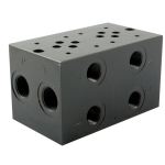 CETOP3 x6 STEEL MANIFOLD P&T 1/2" A&B 3/8" CETOP3 x6 STEEL MANIFOLD P&T 1/2" A&B 3/8"