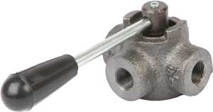 DIVERTER VALVE 3WAY 3/4inchBSP OPEN CENTRE 120LPM 250BAR DIVERTER VALVE 3WAY 3/4inchBSP OPEN CENTRE 120LPM 250BAR