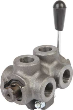 DIVERTER VALVE 6WAY 3/4inchBSP CLOSED CENTRE RED DIVERTER VALVE 6WAY 3/4inchBSP CLOSED CENTRE RED