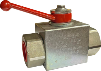 GE2 1/2inch 1111AB DN13 PN500 RED SHORT HANDLE BALL VALVE